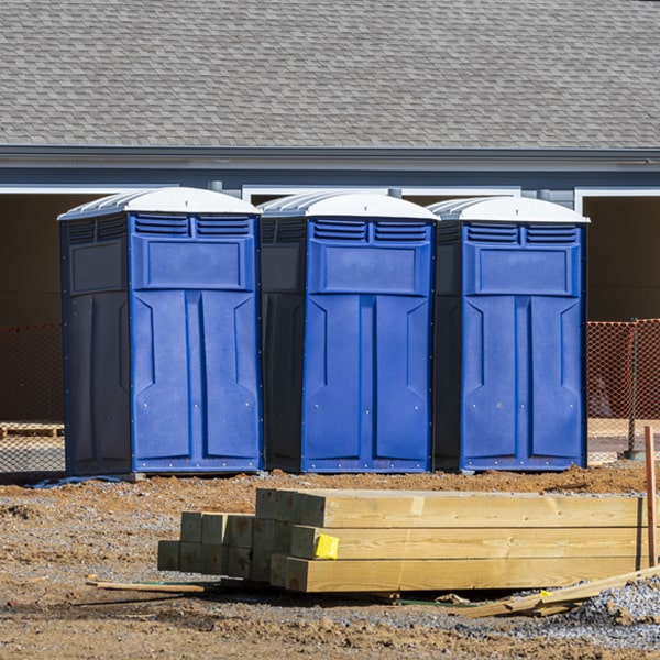 how do you ensure the portable toilets are secure and safe from vandalism during an event in Henniker